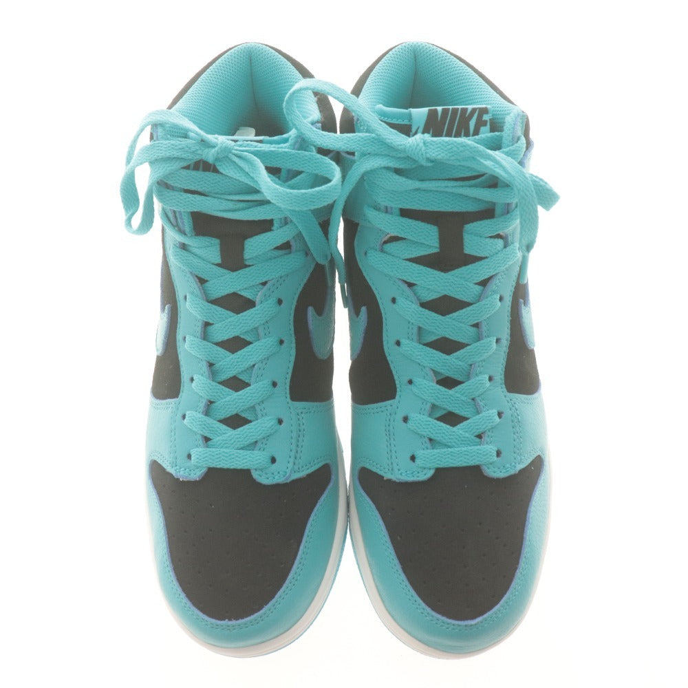 ■ ナイキ NIKE バイユー BY YOU スニーカー ダンク ハイ DJ7023-991 靴 メンズ 26.5 グリーンブルー系 未使用 箱付き