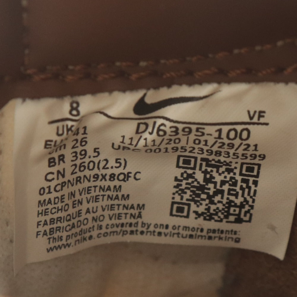 ■ ナイキ ローカットスニーカー 靴 NIKE AIR FORCE 1 QS ACORN エアフォース 1 QS エイコーン色 DJ6395-100 メンズ 26cm タグ,箱付き