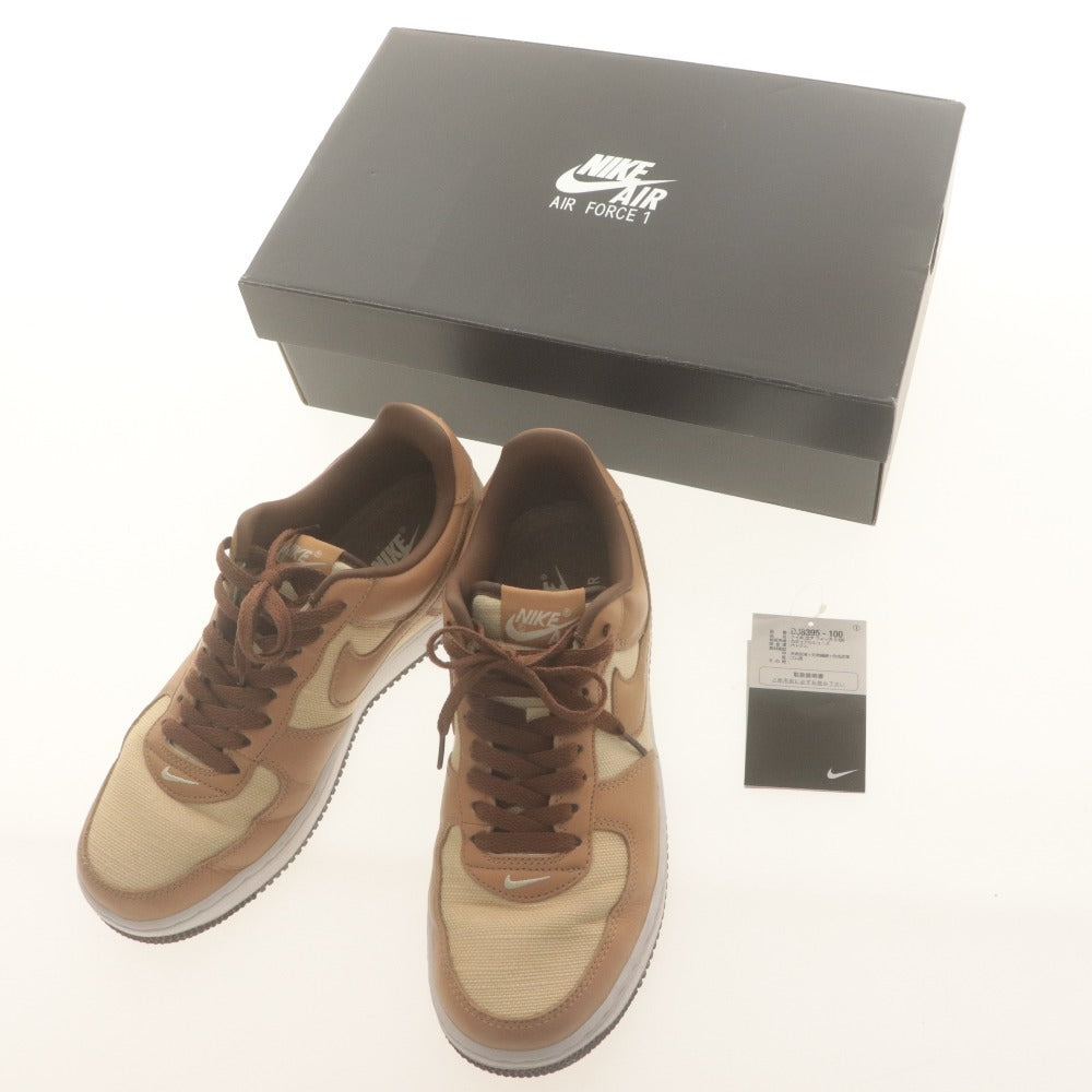 ■ ナイキ ローカットスニーカー 靴 NIKE AIR FORCE 1 QS ACORN エアフォース 1 QS エイコーン色 DJ6395-100 メンズ 26cm タグ,箱付き