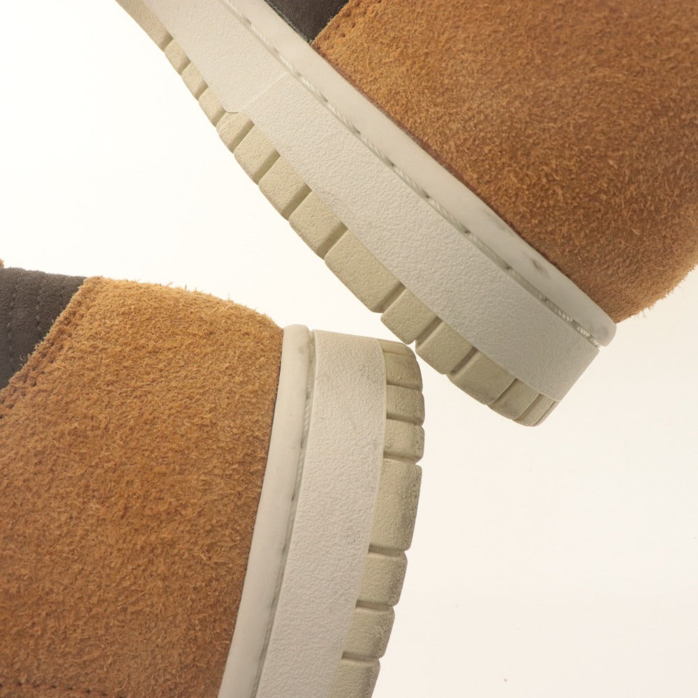 ■ ナイキ スニーカー 靴 NIKE DUNK HI RETRO PREMIUM ダンクハイ プレミアム ダークカレー色 DD1401-200 メンズ 26cm タグ,箱付き