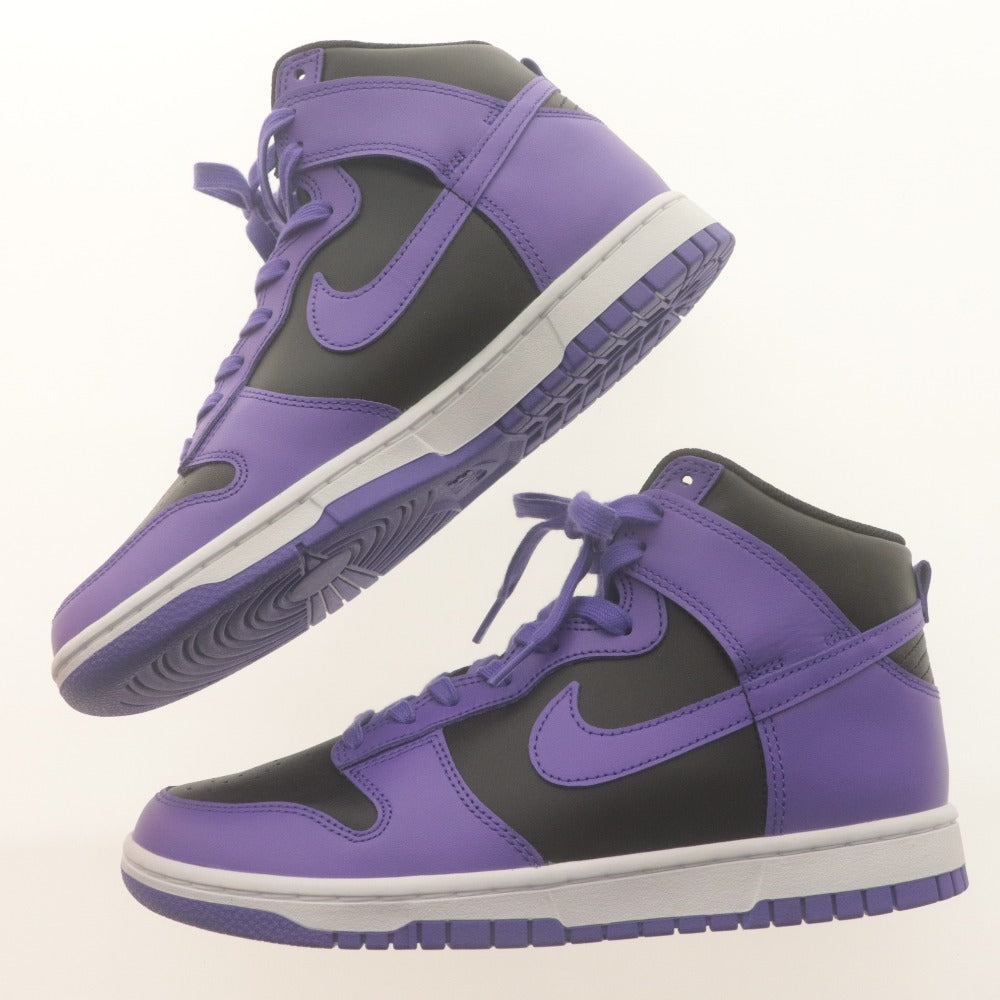 ■ ナイキ スニーカー 靴 DUNK HI RETRO BTTYS Psychic Purple Black ダンク レトロ 紫黒 DV0829-500 メンズ 26cm タグ,箱付き 未使用