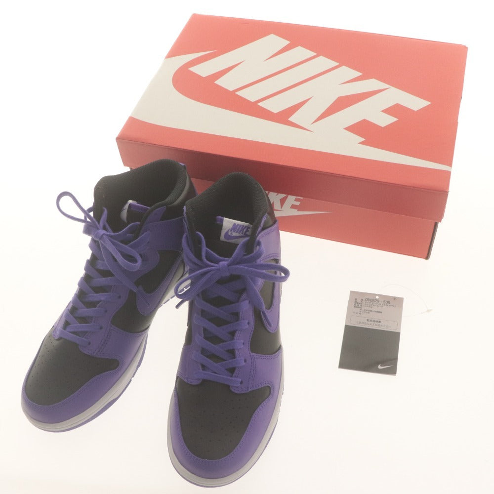 ■ ナイキ スニーカー 靴 DUNK HI RETRO BTTYS Psychic Purple Black ダンク レトロ 紫黒 DV0829-500 メンズ 26cm タグ,箱付き 未使用