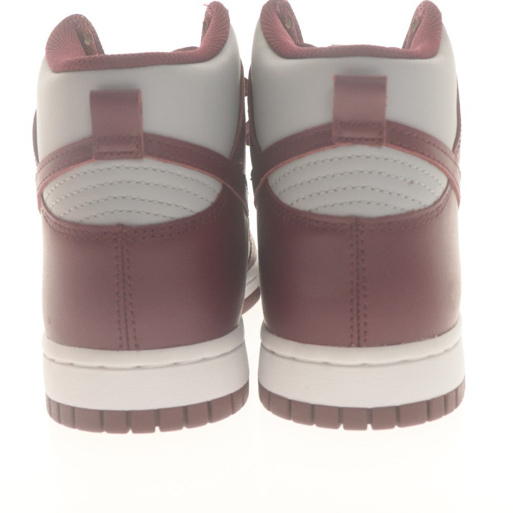 ■ ナイキ スニーカー 靴 DUNK HIGH RETRO Dark Beetroot and Wolf Grey ダンク ハイ レトロ メンズ 26.5cm タグ,箱付き 未使用(訳有)