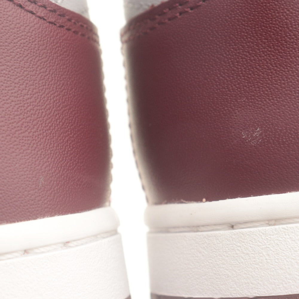 ■ ナイキ スニーカー 靴 DUNK HIGH RETRO Dark Beetroot and Wolf Grey ダンク ハイ レトロ メンズ 26.5cm タグ,箱付き 未使用(訳有)