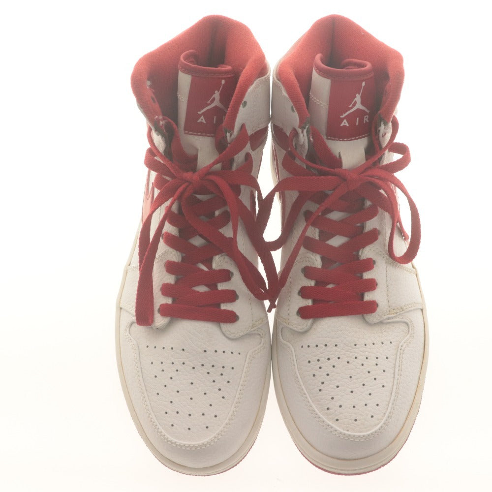 ■ ナイキ スニーカー Air Jordan 1 Retro High Think16 Do The Right Thing White/Varsity Red エアジョーダン 赤白 メンズ 26cm 付属品
