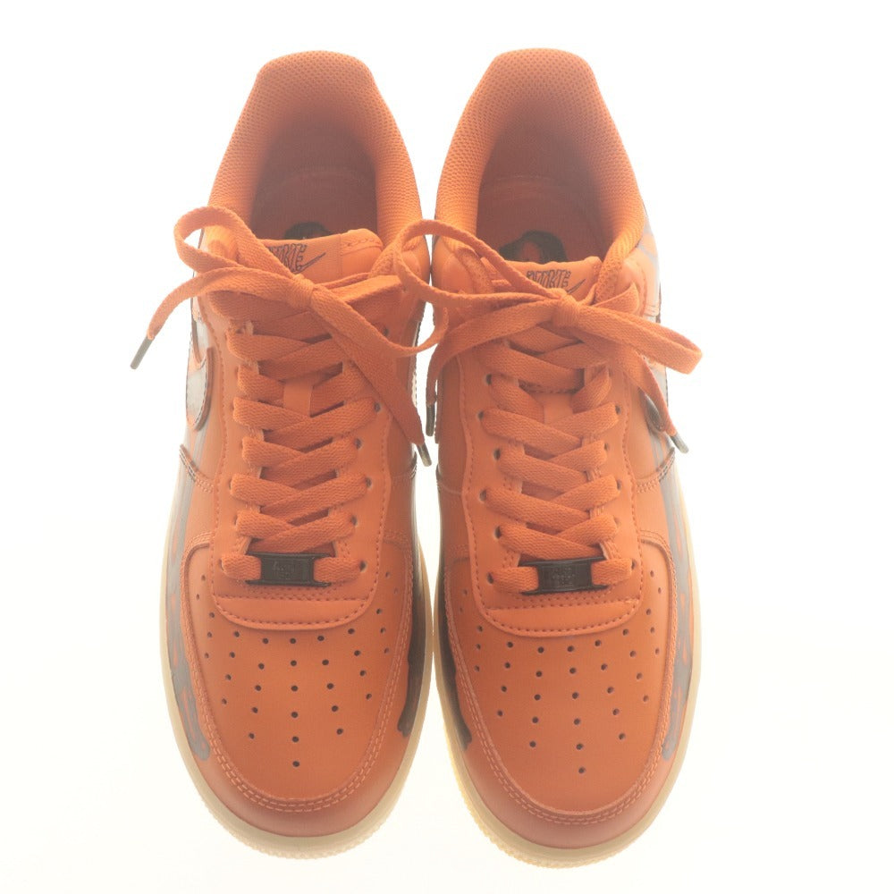 ■ ナイキ スニーカー 靴 AIR FORCE 1 07 SKELETON QS Orange エアフォース Starfish/Black メンズ 26.5cm タグ,箱付き 未使用(変色有)