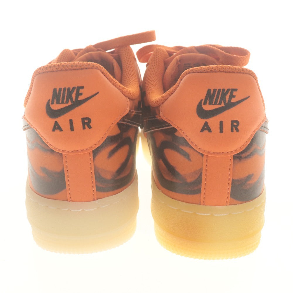 ■ ナイキ スニーカー 靴 AIR FORCE 1 07 SKELETON QS Orange エアフォース Starfish/Black メンズ 26.5cm タグ,箱付き 未使用(変色有)