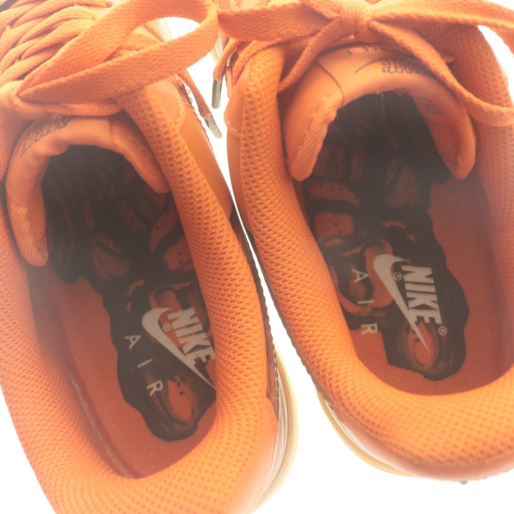 ■ ナイキ スニーカー 靴 AIR FORCE 1 07 SKELETON QS Orange エアフォース Starfish/Black メンズ 26.5cm タグ,箱付き 未使用(変色有)