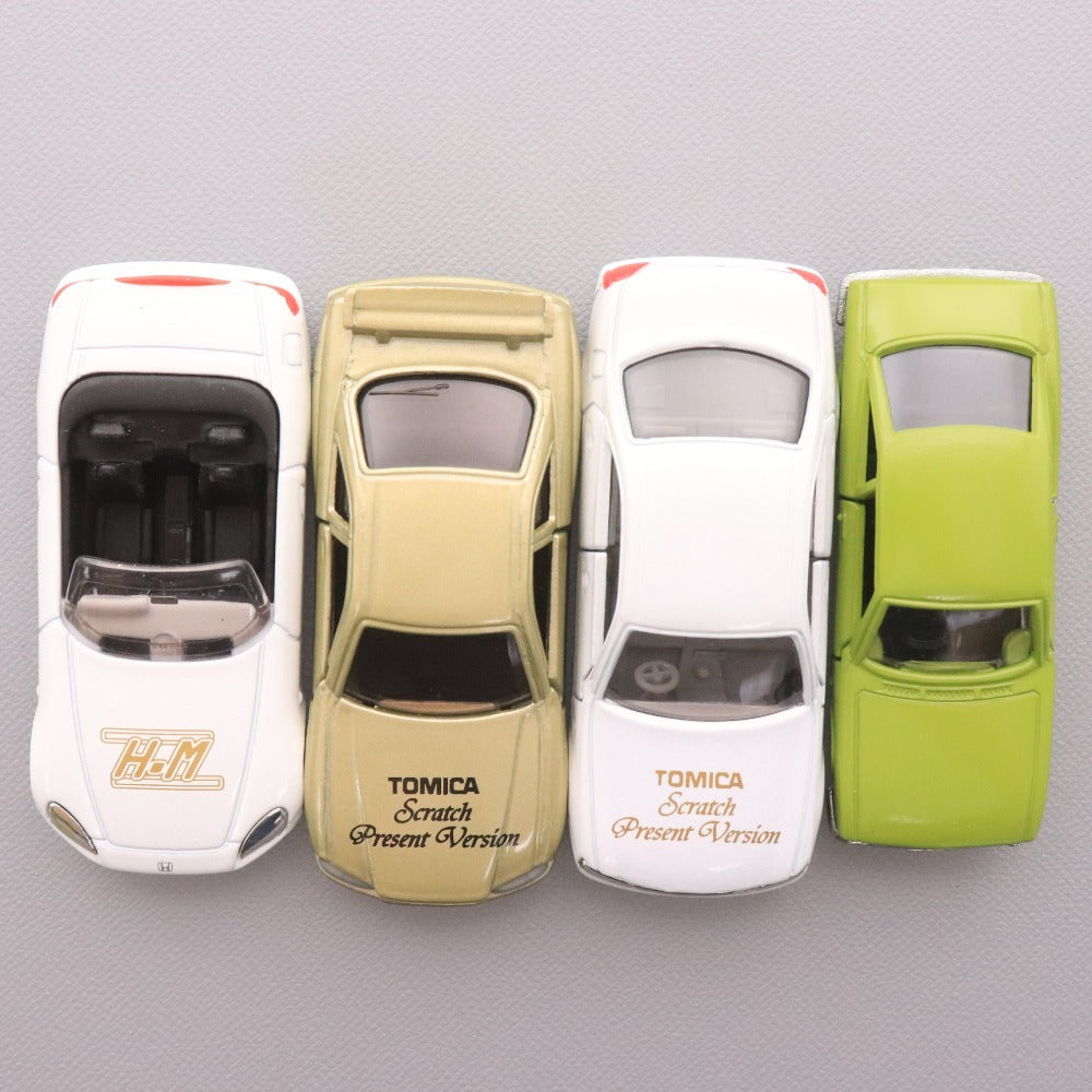 ■ トミカ 4点セット まとめ売り 日産 グロリア スカイラインGT-R(R34) 非売品 ハローマック HONDA S2000 復刻20世紀名車 117COUPE 箱付き
