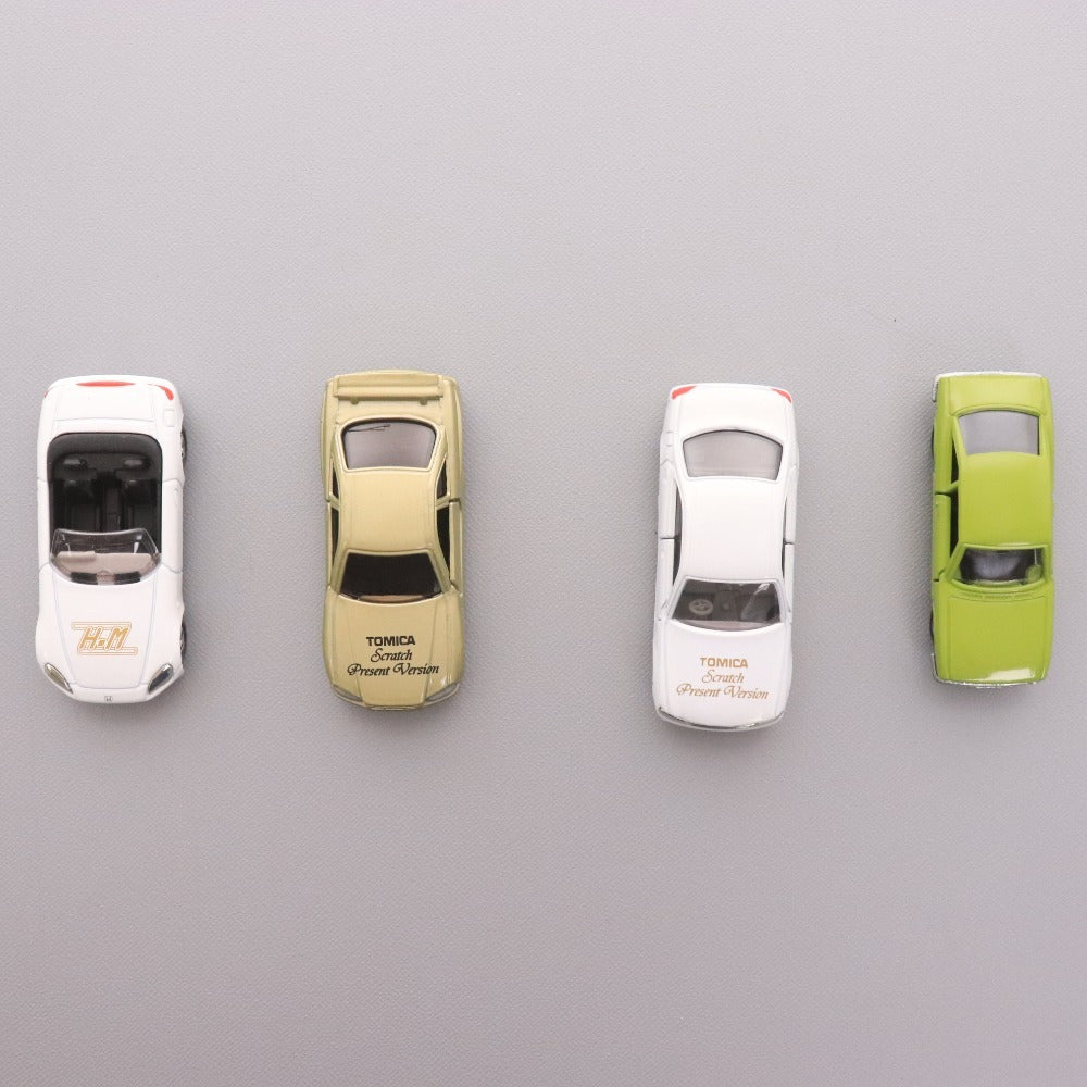 ■ トミカ 4点セット まとめ売り 日産 グロリア スカイラインGT-R(R34) 非売品 ハローマック HONDA S2000 復刻20世紀名車 117COUPE 箱付き