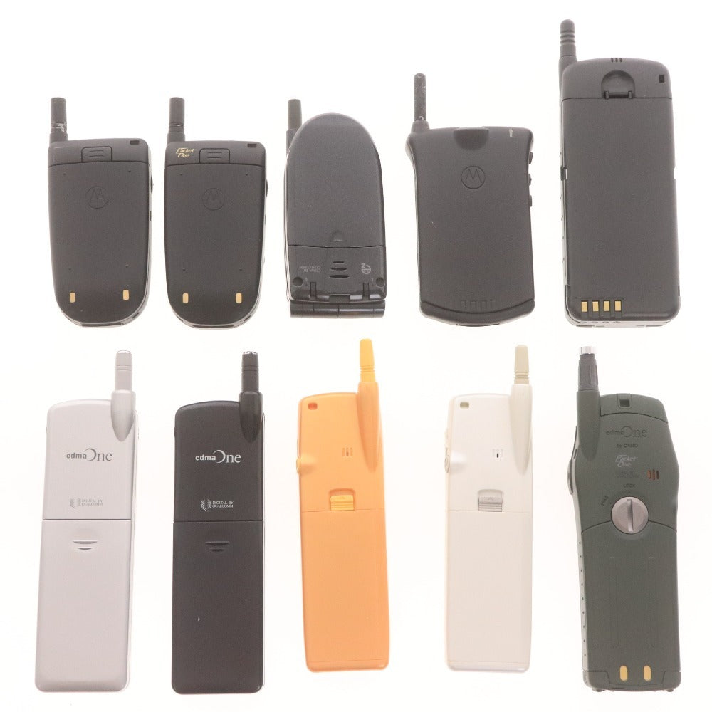 ■ モックアップ ガラケー 10点セット まとめ売り IDO cdmaOne au byTOSHIBA C100M C303CA C103T C415T 537G 531G TACS 等 サンプル