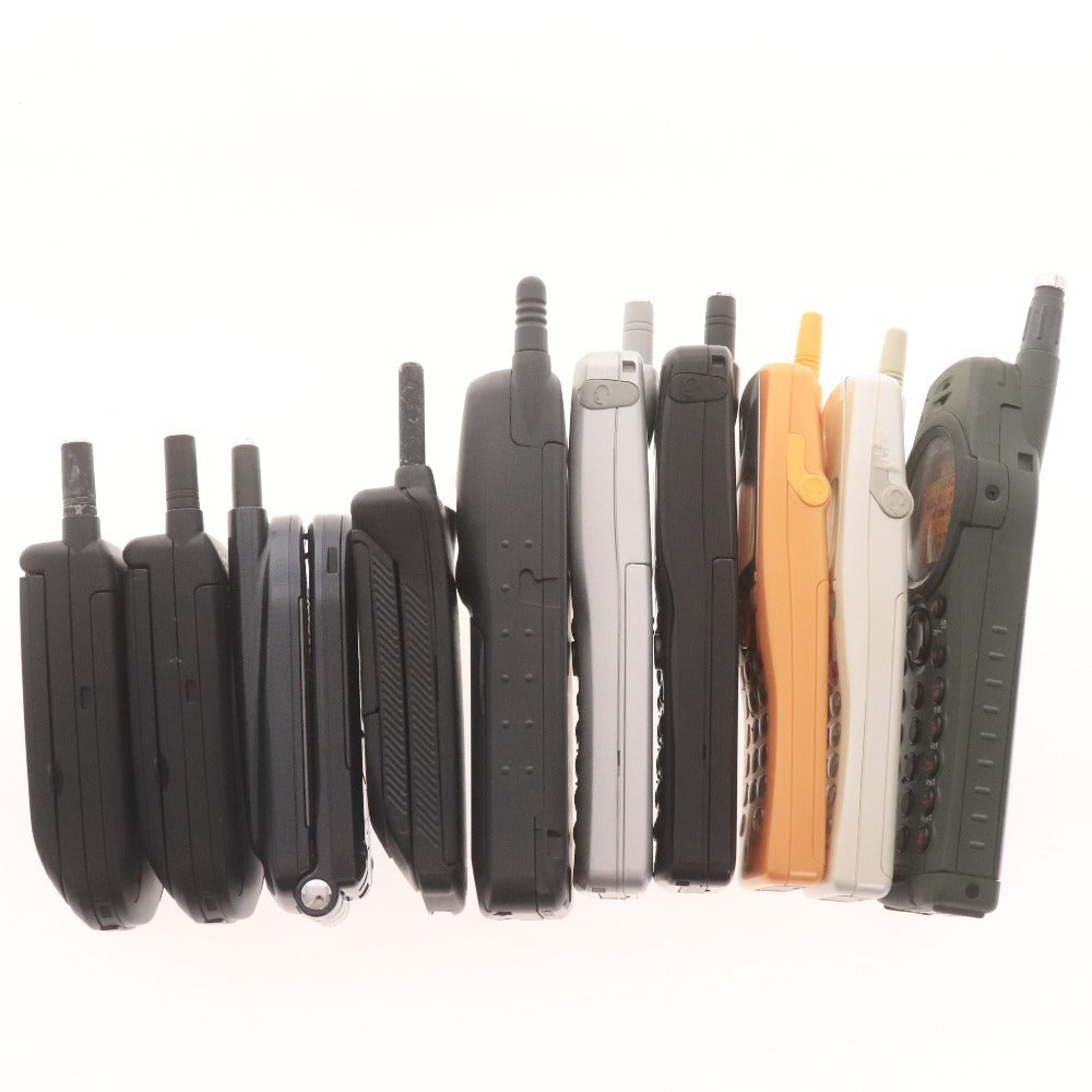 ■ モックアップ ガラケー 10点セット まとめ売り IDO cdmaOne au byTOSHIBA C100M C303CA C103T C415T 537G 531G TACS 等 サンプル