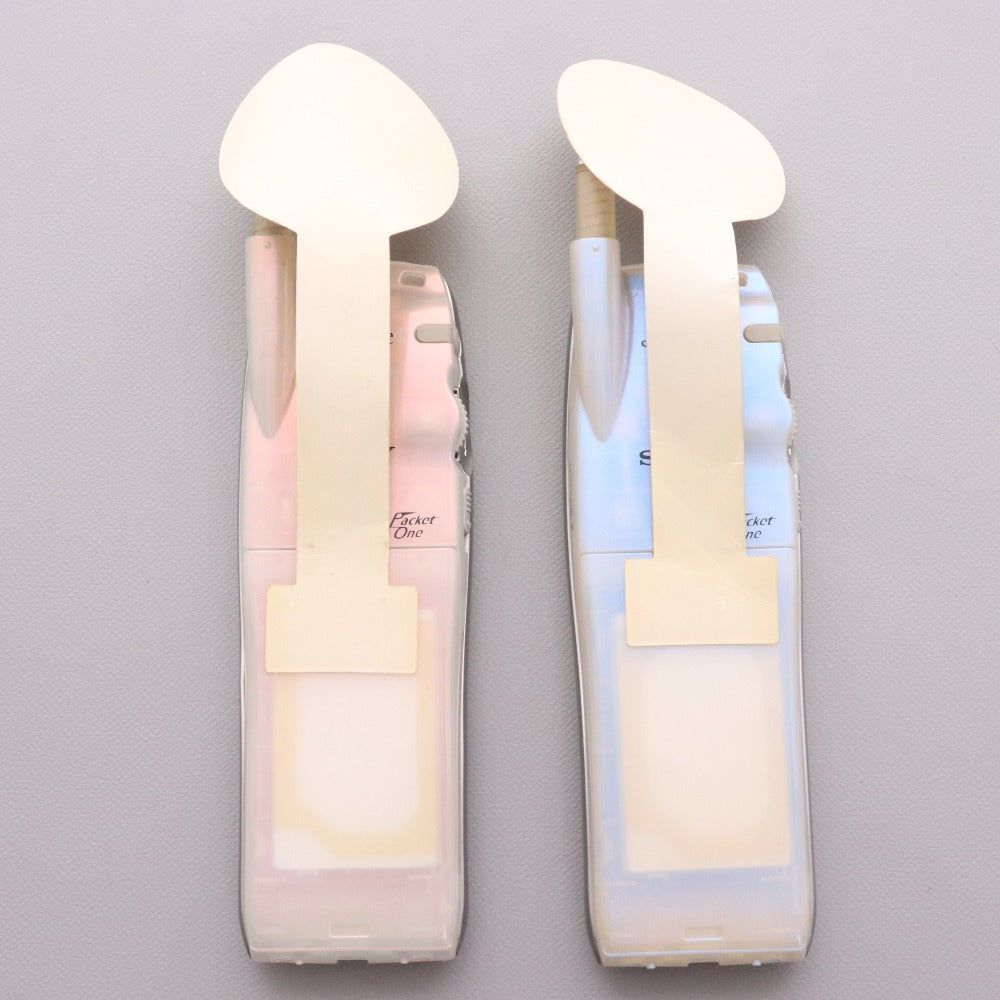 ■ Mockup Set of 2 cdmaOne au by Sony PJ Berri C305S Flip Phones (Light Blue and Light Pink)