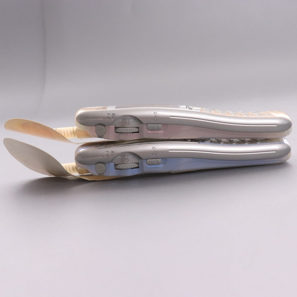 ■ Mockup Set of 2 cdmaOne au by Sony PJ Berri C305S Flip Phones (Light Blue and Light Pink)