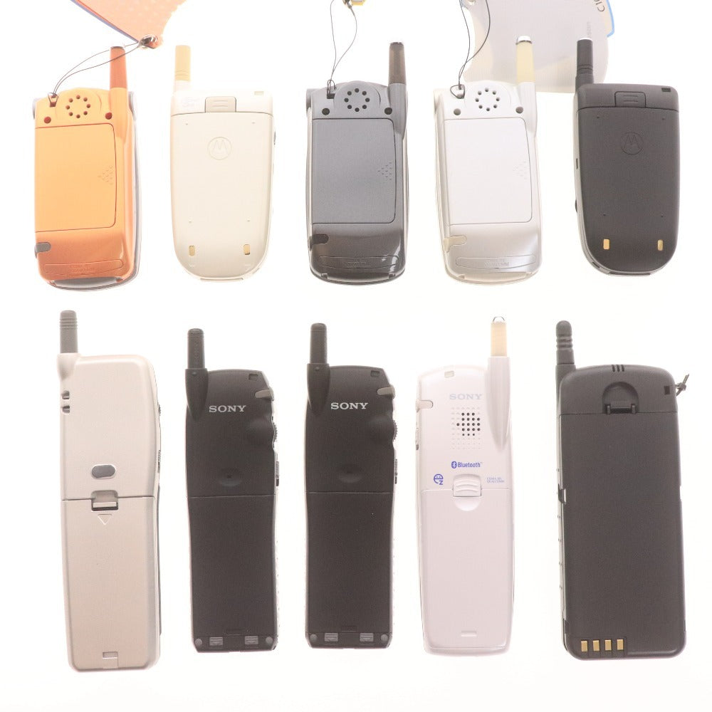 ■ モックアップ ガラケー 10点セット まとめ売り IDO au cdmaOne DIGITAL by Sony JRC 534G 511G C100M C1002S C413S TACS サンプル