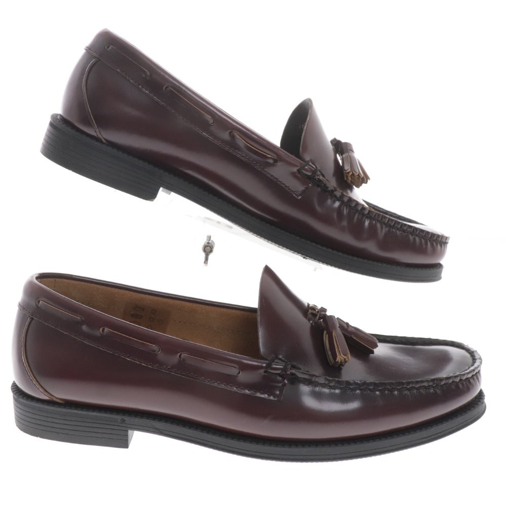 ■ GH Bass loafers, shoes, tassels, men's, EUR42.5, UK8.5, US9.5, burgundy, brown