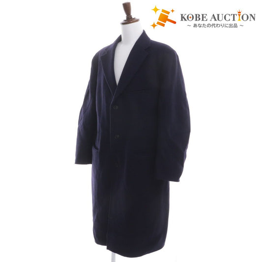 ■ UNIQLO Jil Sander Wool Blend Chester Coat Outerwear Men's XXL Navy