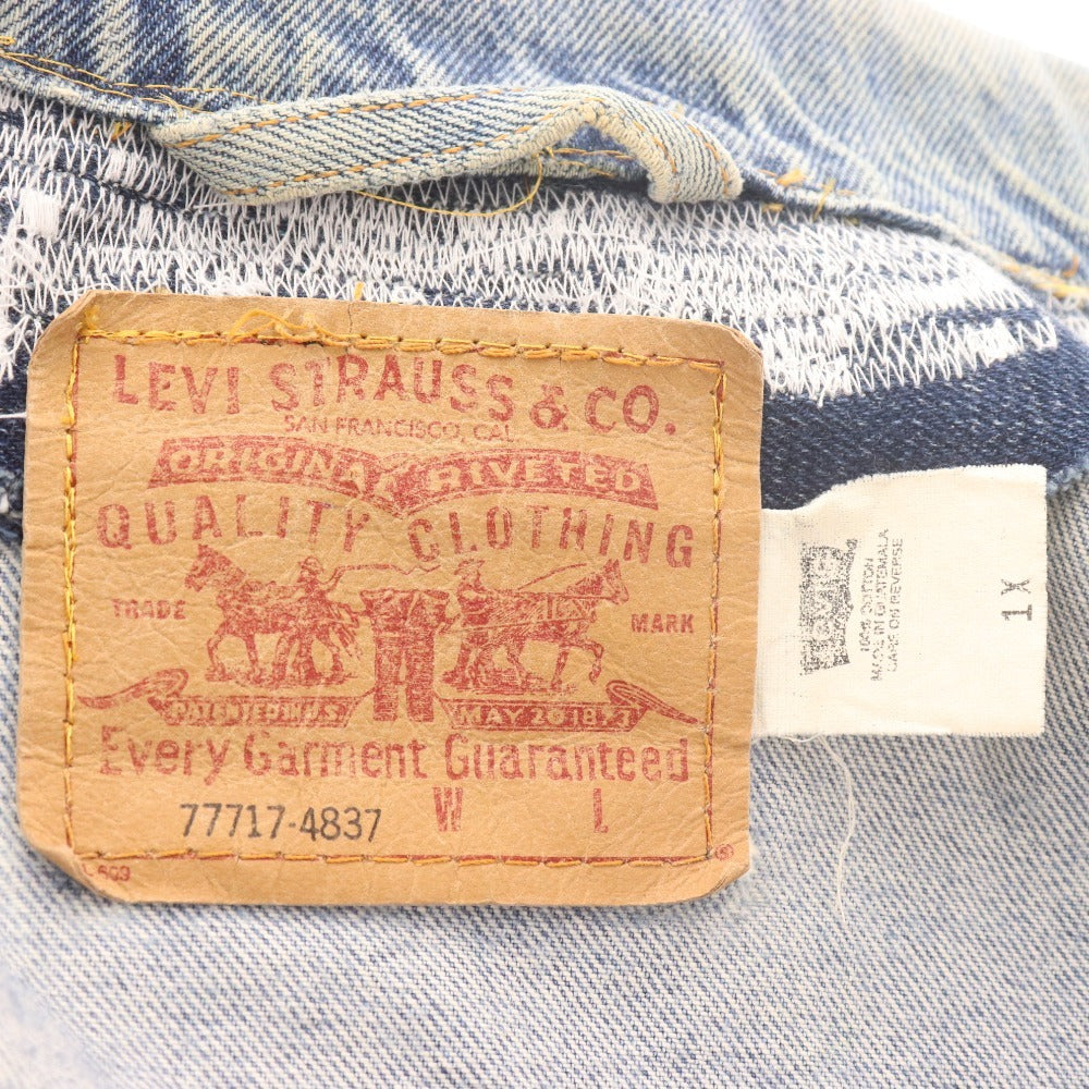 ■ リーバイス デニムジャケット 長袖 77717-4837 トップス レディース 1X XL ブルー系 ネイビー系