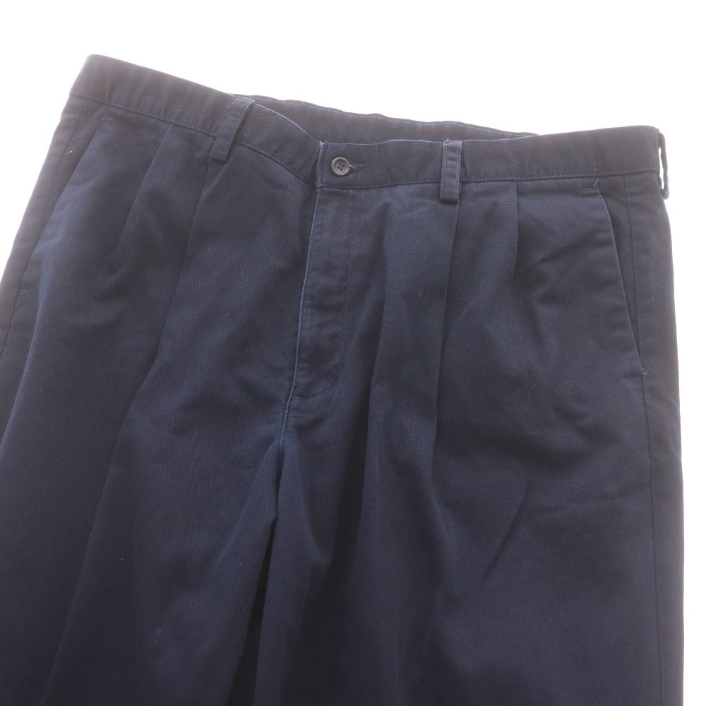 ■ DOCKERS ドッカーズ チノパンツ スラックス INDIVIDUAL FIT ボトムス メンズ W38 L32 (Mサイズ相当) ネイビー