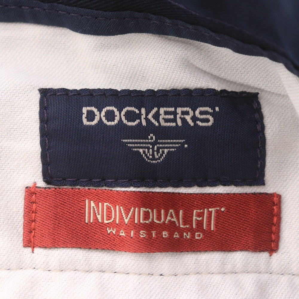 ■ DOCKERS ドッカーズ チノパンツ スラックス INDIVIDUAL FIT ボトムス メンズ W38 L32 (Mサイズ相当) ネイビー