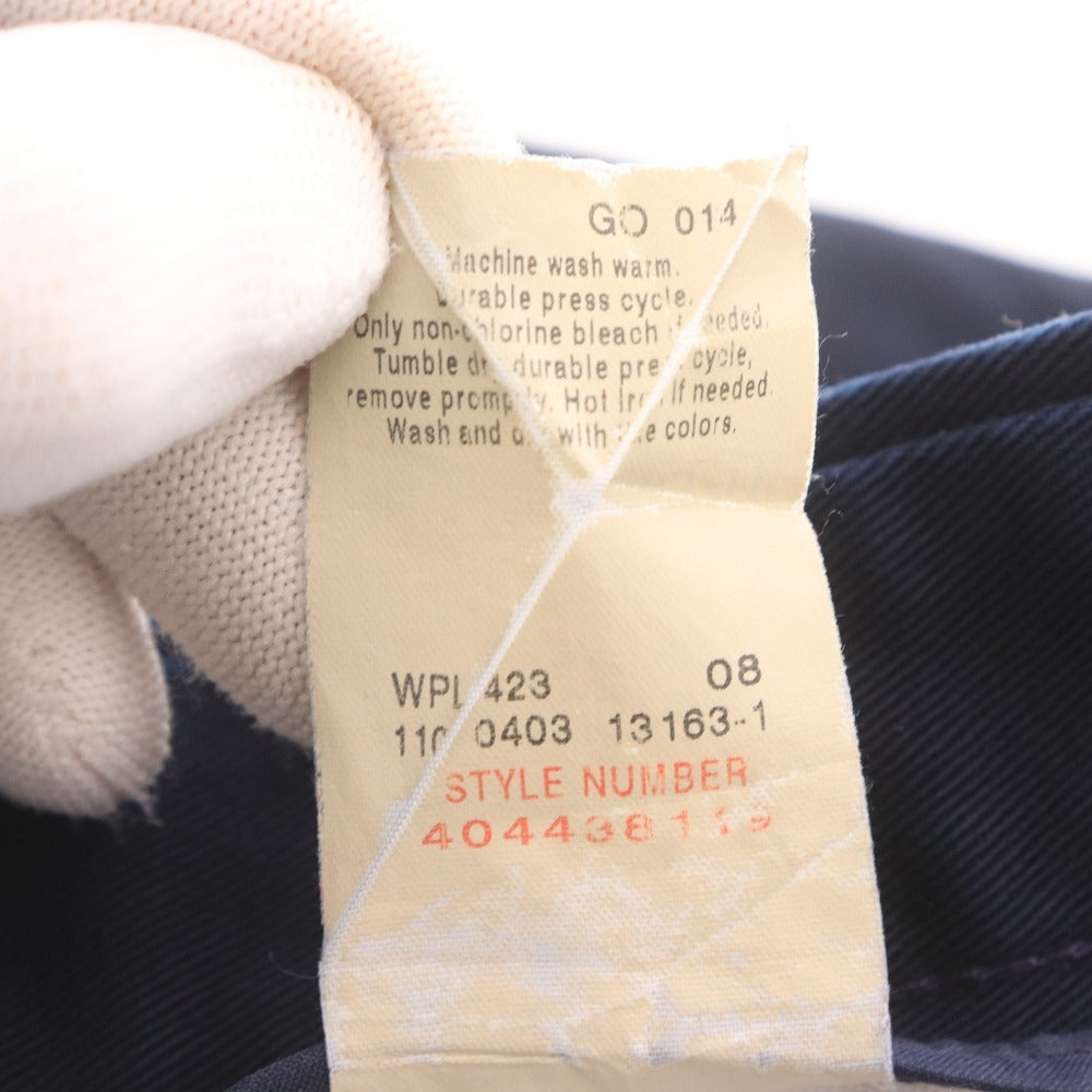 ■ DOCKERS ドッカーズ チノパンツ スラックス INDIVIDUAL FIT ボトムス メンズ W38 L32 (Mサイズ相当) ネイビー