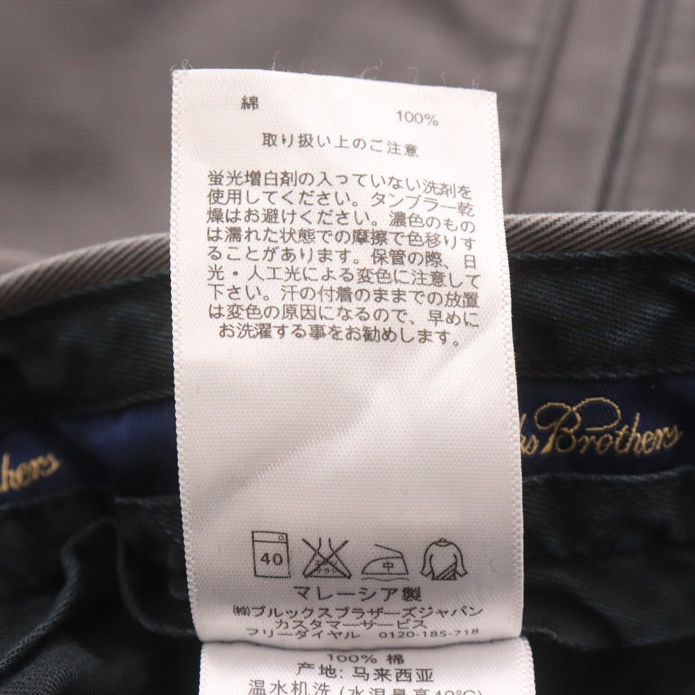 ■ BROOKS BROTHERS ブルックスブラザーズ チノパンツ スラックス ボトムス メンズ W40 L30 (Lサイズ相当) カーキグレー