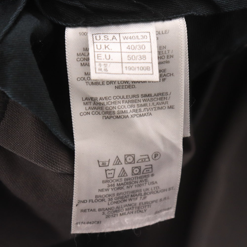 ■ BROOKS BROTHERS ブルックスブラザーズ チノパンツ スラックス ボトムス メンズ W40 L30 (Lサイズ相当) カーキグレー