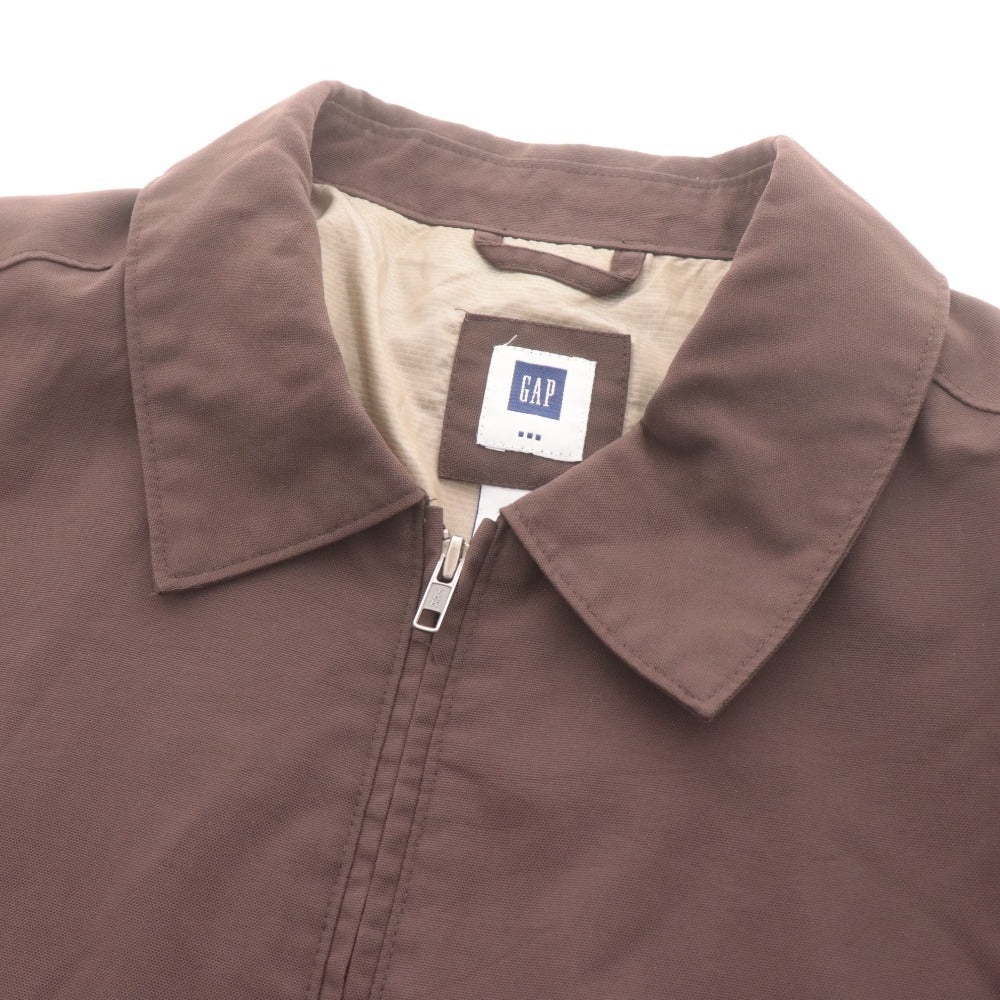 ■ ギャップ ジャケット ブルゾン アウター ジップアップ メンズ XXL ブラウン
