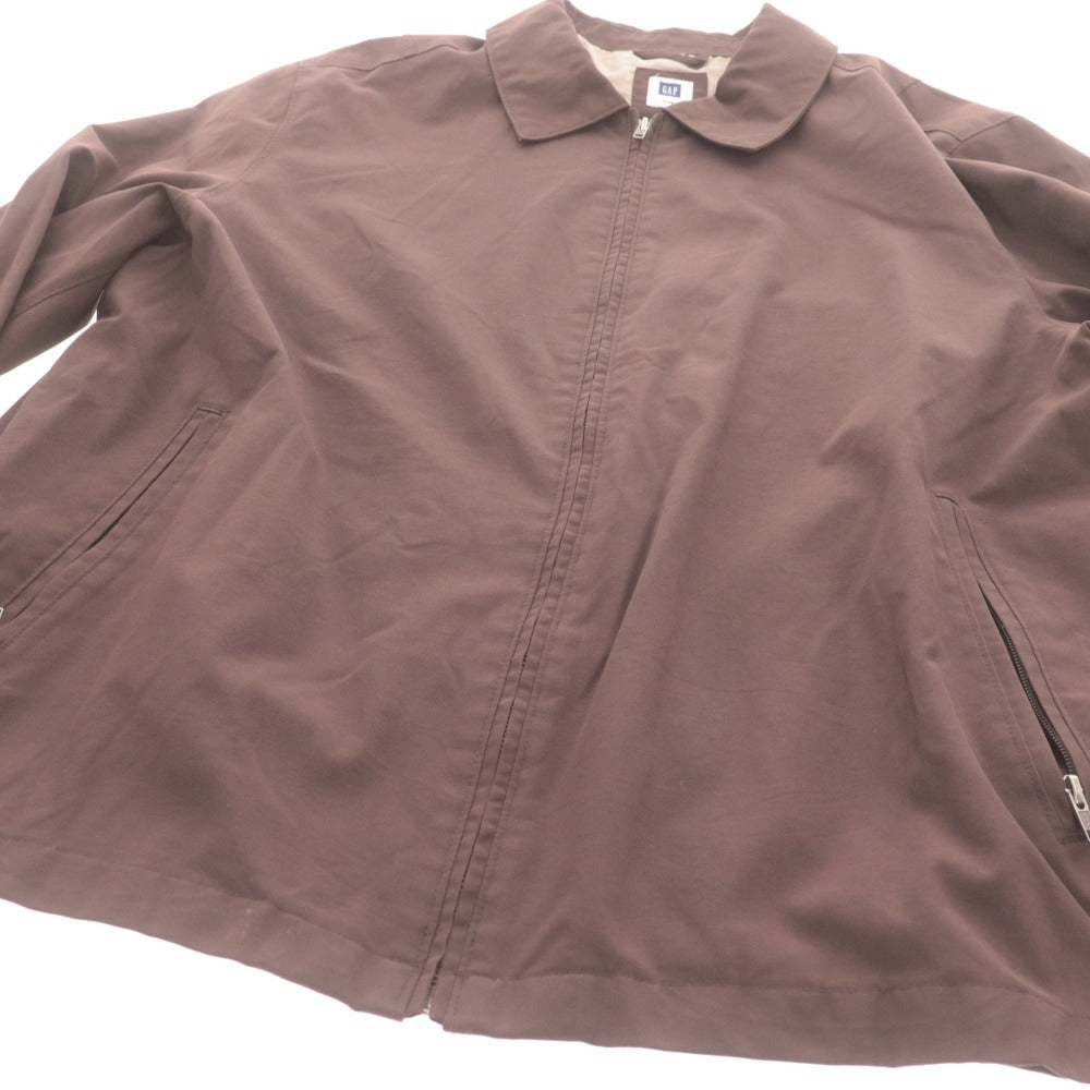 ■ ギャップ ジャケット ブルゾン アウター ジップアップ メンズ XXL ブラウン