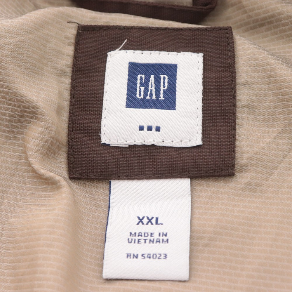 ■ ギャップ ジャケット ブルゾン アウター ジップアップ メンズ XXL ブラウン