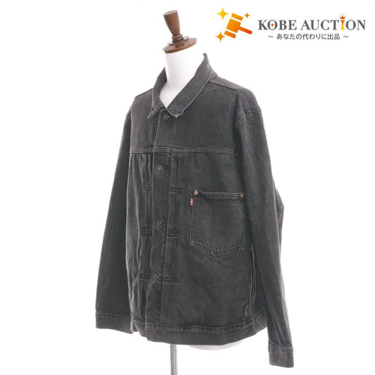 ■ Levi’s EDIFICE リーバイス エディフィス ジャケット アウター 別注 ボタン ポケット メンズ XL ブラック系 ダークグレー系