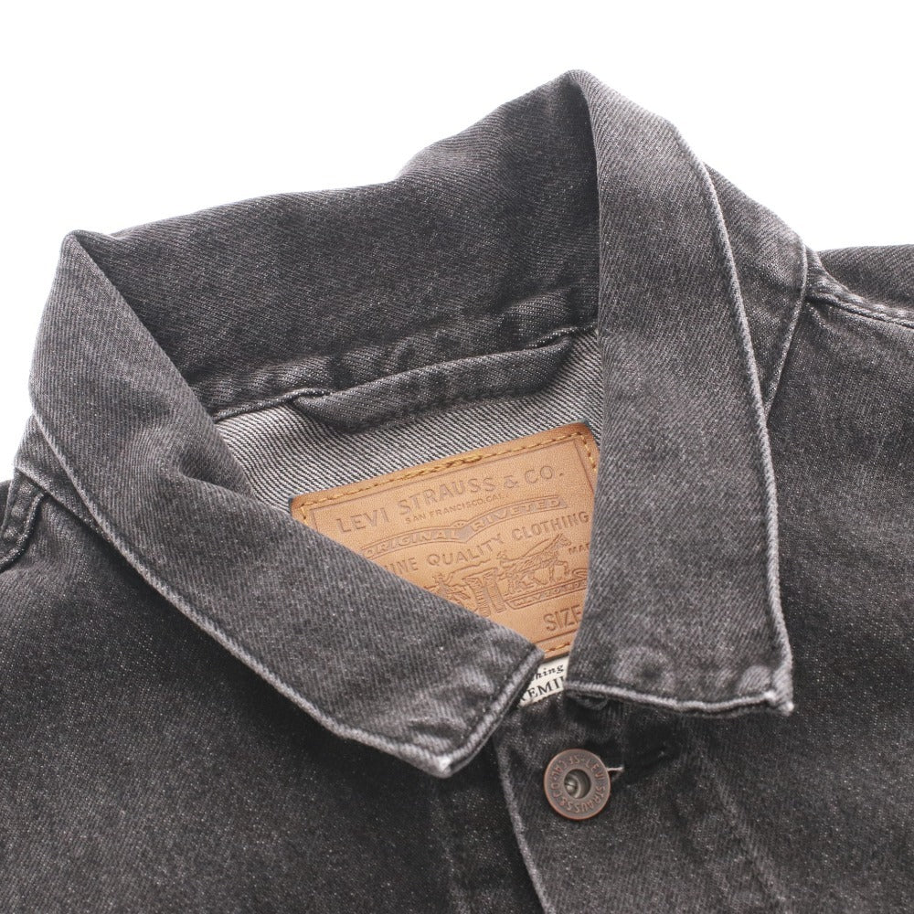 ■ Levi’s EDIFICE リーバイス エディフィス ジャケット アウター 別注 ボタン ポケット メンズ XL ブラック系 ダークグレー系