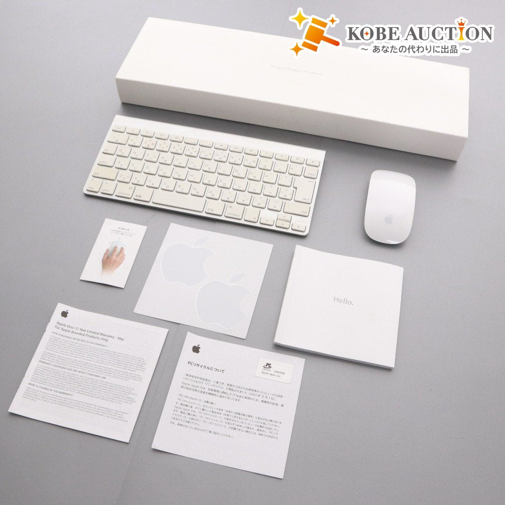 ■ Apple アップル ワイヤレスキーボード A1314 純正部品 マウス 付属品付き