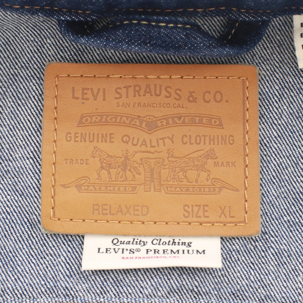 ■ LEVI’S PREMIUM リーバイス プレミアム Gジャン デニムジャケット CW-0924 4582 アウター ボタン ポケット メンズ XL ネイビー系