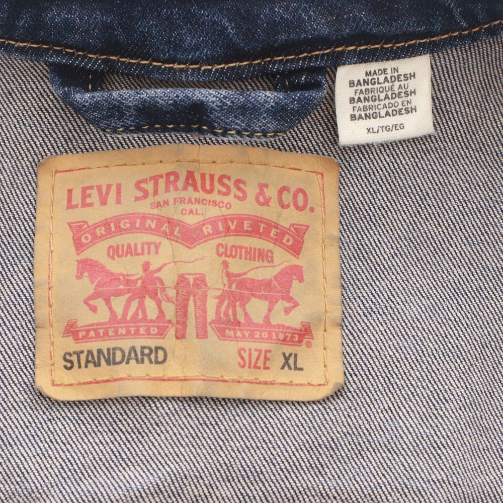 ■ Levi's リーバイス Gジャン デニムジャケット CW-3524 4582 アウター ボタン ポケット メンズ XL ネイビー系