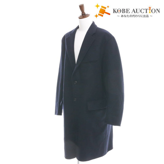 ■ ユニクロ ＋J コート アウター ボタン ポケット メンズ XXL ダークネイビー系