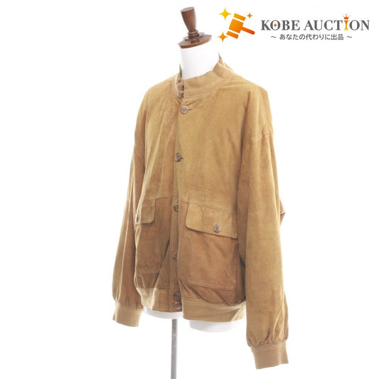 Henry Morell Men's Button-Down Pocket Jacket, Size 58, Light Brown and Orange