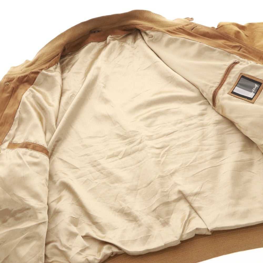 Henry Morell Men's Button-Down Pocket Jacket, Size 58, Light Brown and Orange