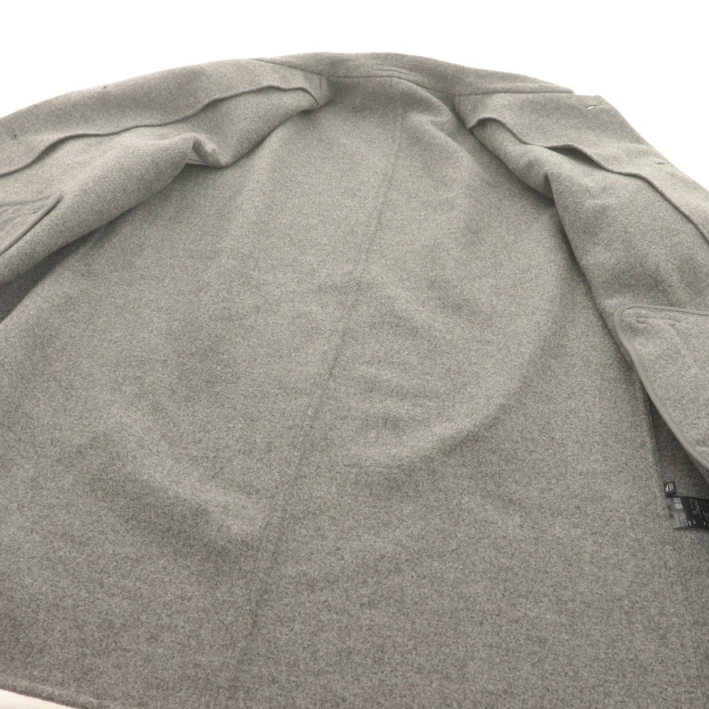 ■ ユニクロ UNIQLO U 2024AW ダブルフェイスコート 長袖 ロング ステンカラー メンズ XXL グレー