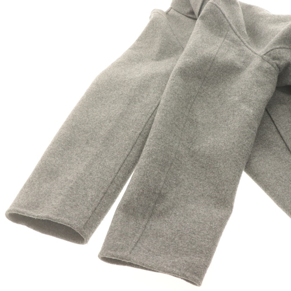 ■ ユニクロ UNIQLO U 2024AW ダブルフェイスコート 長袖 ロング ステンカラー メンズ XXL グレー