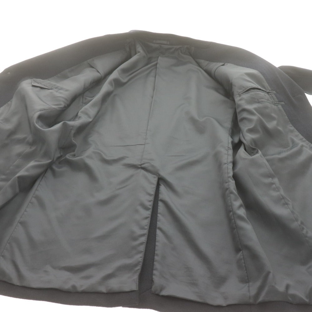 ■ ユニクロ UNIQLO ウールカシミヤチェスターコート 長袖 312-156375 アウター カシミヤ混 ロング メンズ 3XL ネイビー