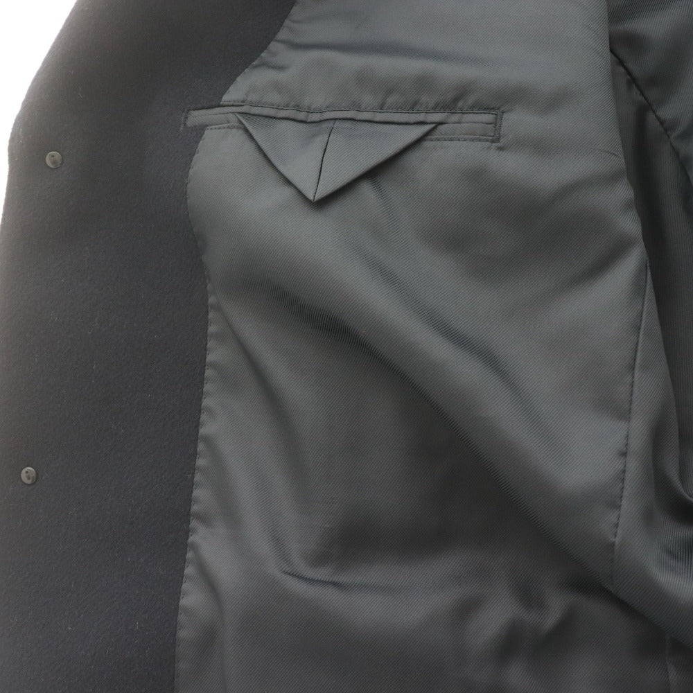 ■ ユニクロ UNIQLO ウールカシミヤチェスターコート 長袖 312-156375 アウター カシミヤ混 ロング メンズ 3XL ネイビー