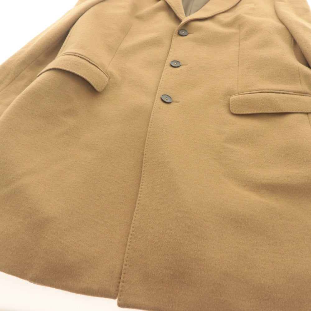 ■ ユニクロ UNIQLO ウールカシミヤチェスターコート 長袖 312-131578 アウター カシミヤ混 ロング メンズ ベージュ