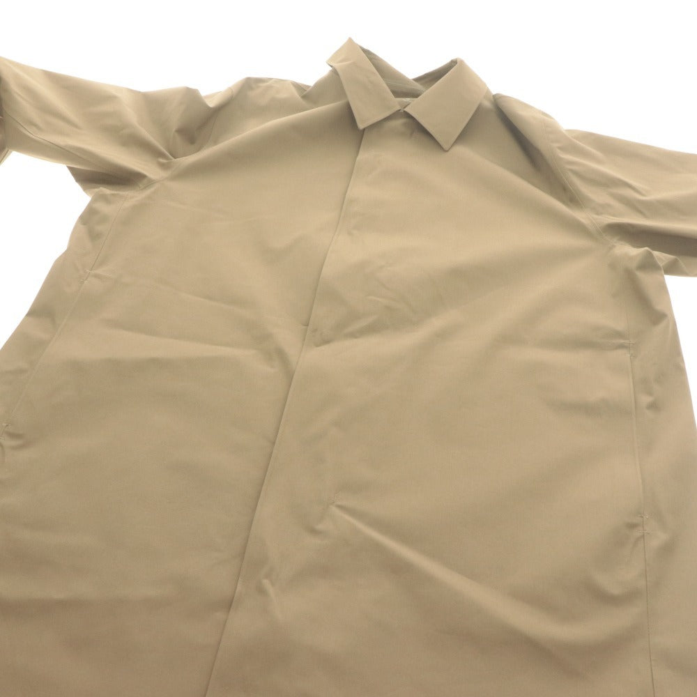 ■ ユニクロ C コート アウター ステンカラー 2024 無地 撥水 メンズ XXL カーキ