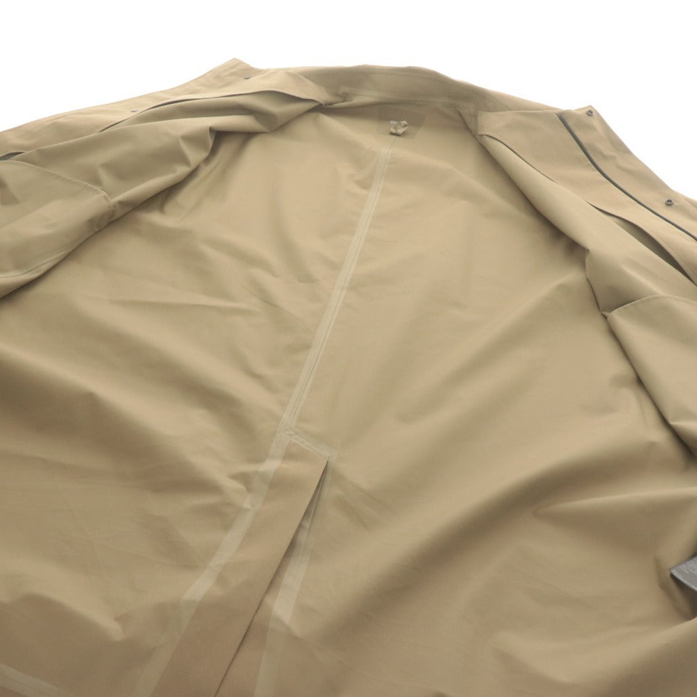 ■ ユニクロ C コート アウター ステンカラー 2024 無地 撥水 メンズ XXL カーキ