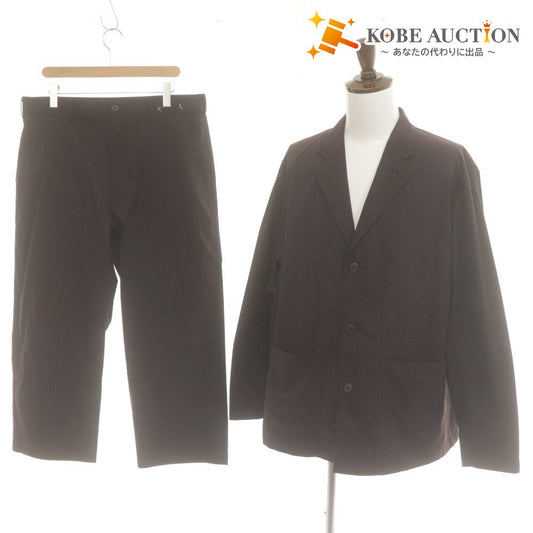 ■ ユニクロ C ジャケット パンツ スーツ セットアップ トップス ボトムス メンズ XL ボルドー