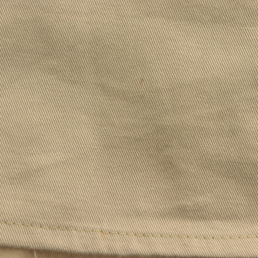 ■ RED KAP Work Shirt Short Sleeve Top Outerwear Godwin Plumbing Ron Logo Front Button Cotton Men's XL Light Beige