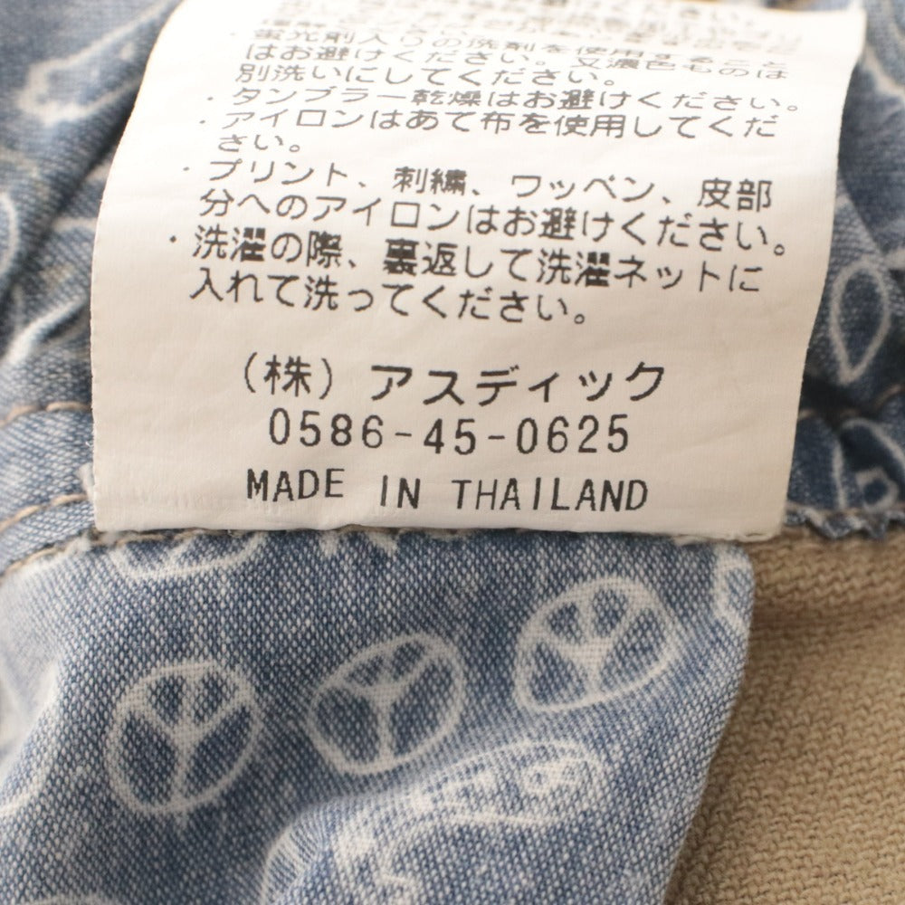 ■ KRIFF MAYER クライミングショートパンツ ボトムス 内側ペイズリー柄 ウェビングベルト アメカジ メンズ XL ベージュ系 (状態必読)