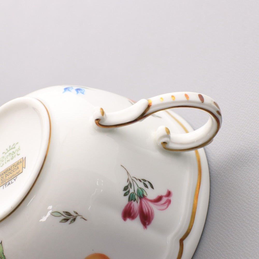 ■ Richard Ginori リチャードジノリ カップ ソーサー 2客セット 洋食器 イタリア製 イタリアンフルーツ 箱付き