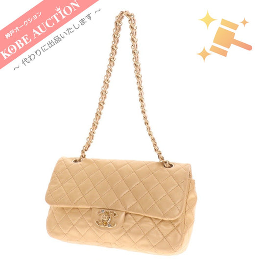 ■ Chanel Chain Shoulder Matelasse Handbag One Shoulder Ladies Gold